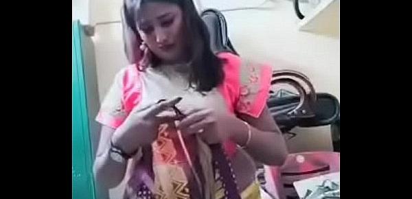  Swathi naidu exchanging dress and getting ready for shoot part-2